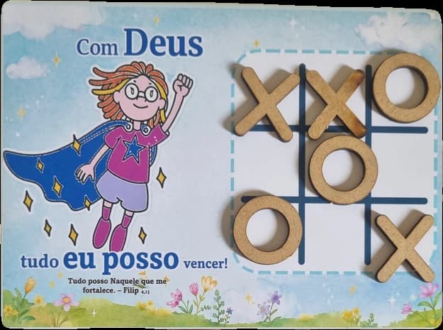Jogo da Velha “Com Deus eu posso”